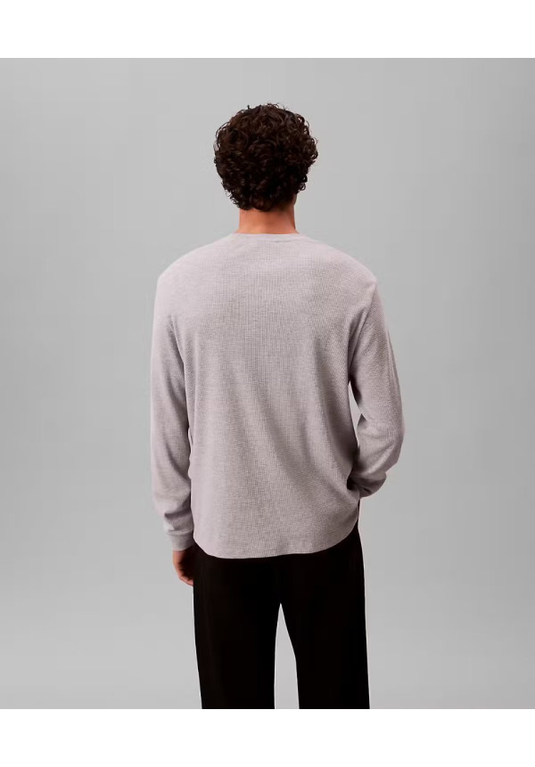 LS WAFFLE BADGE CREWNK TEE