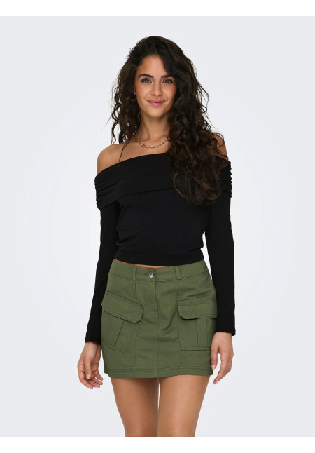 ONLLIVE LOVE L/S OFF SHOULDER CS TOP
