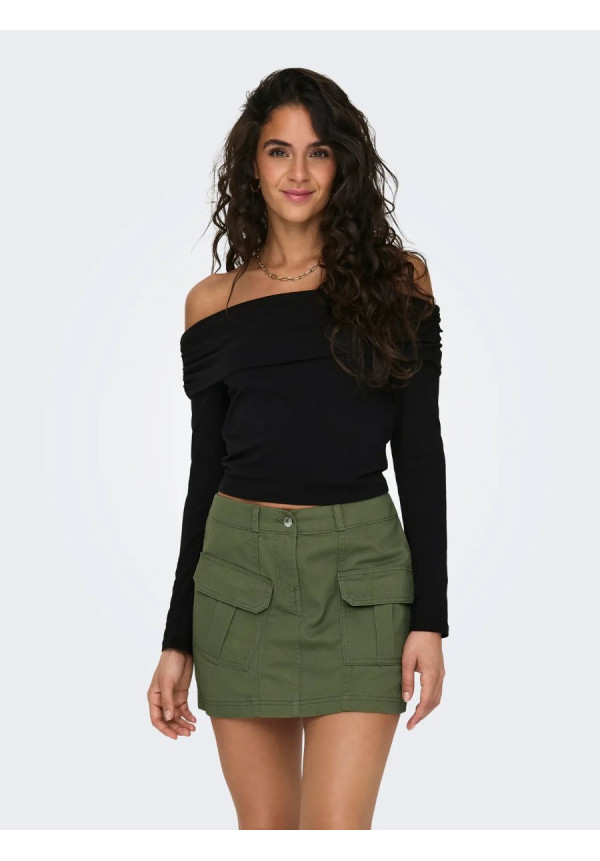 ONLLIVE LOVE L/S OFF SHOULDER CS TOP