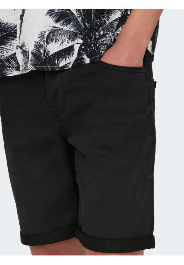 ONSPLY BLK JOG 8581 PIM DNM SHORTS NOOS