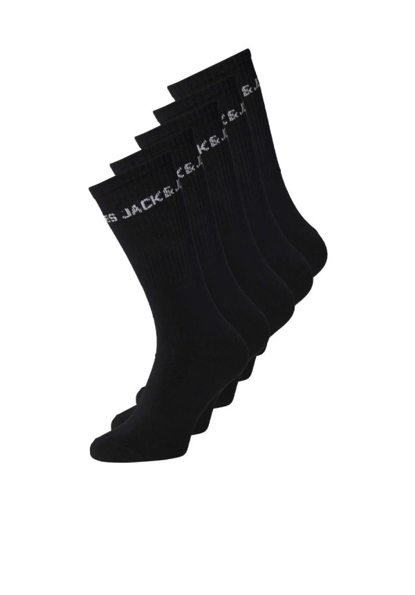 JACBASIC LOGO TENNISSOCK 5 PACK NOOS JNR