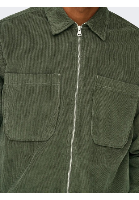 ONSALP 14W RLX 2PKT WASHD CORD ZIP NOOS