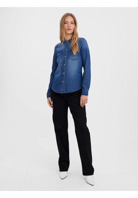 VMMARIA LS DENIM SLIM SHIRT MIX NOOS