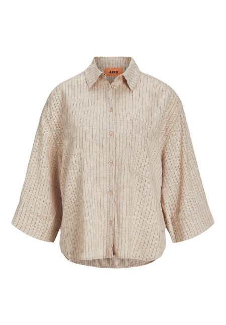 JXBREEZE SUMMER 3/4 SHIRT WVN LN