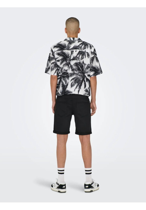 ONSPLY BLK JOG 8581 PIM DNM SHORTS NOOS