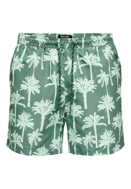 ONSTEDSWIM SHORT PALMS AOP