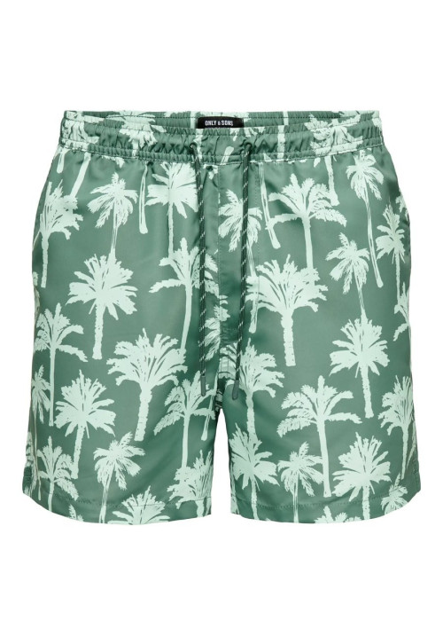 ONSTEDSWIM SHORT PALMS AOP