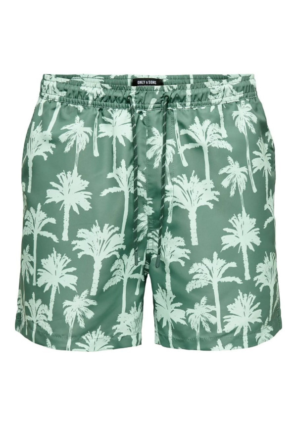 ONSTEDSWIM SHORT PALMS AOP