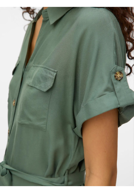 VMBUMPY SS SHORT SHIRT DRESS WVN NOOS