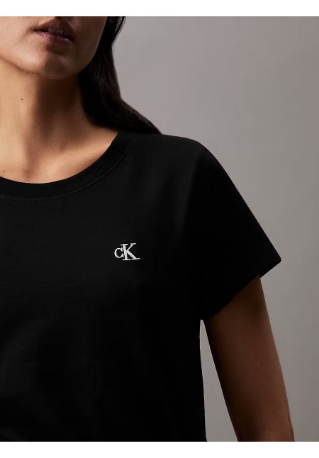 CK EMBROIDERY SLIM TEE