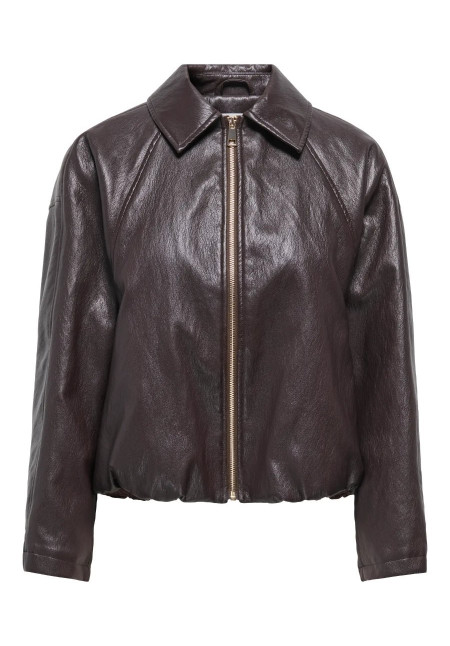 ONLMASJA FAUX LEATHER PADDED BOMBER PNT