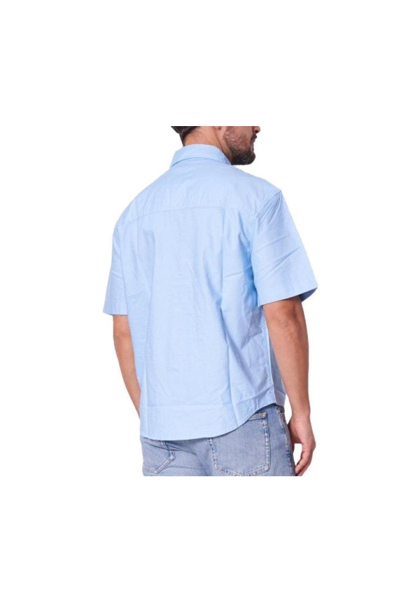 Calvin Klein Jeans Camisa Azul Hombre Oxford