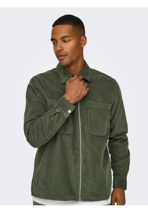 ONSALP 14W RLX 2PKT WASHD CORD ZIP NOOS