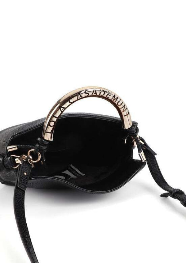 Bolso bandolera asa metálica troquelada