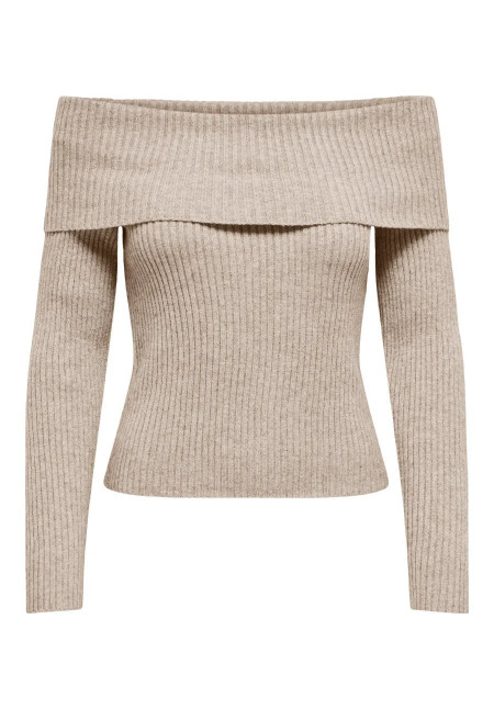 ONLKATIA LIFE LS OFF SHOULDER KNT NOOS