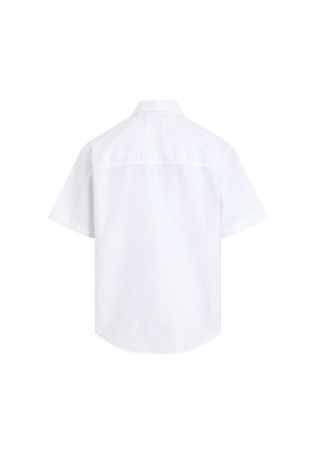 Camisa de manga corta Calvin Klein blanca Oxford SS