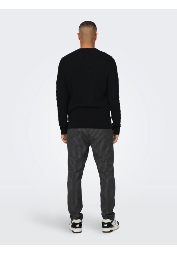 ONSKALLE REG 12 STRUC CREW KNIT NOOS