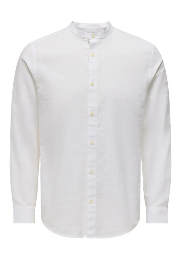 ONSCAIDEN LIFE LS LINEN BLEND MAO NOOS