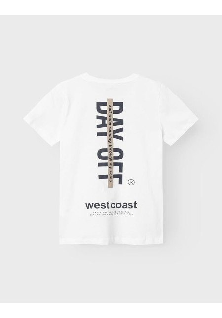 Top Camiseta para Niños Day Off Bright White