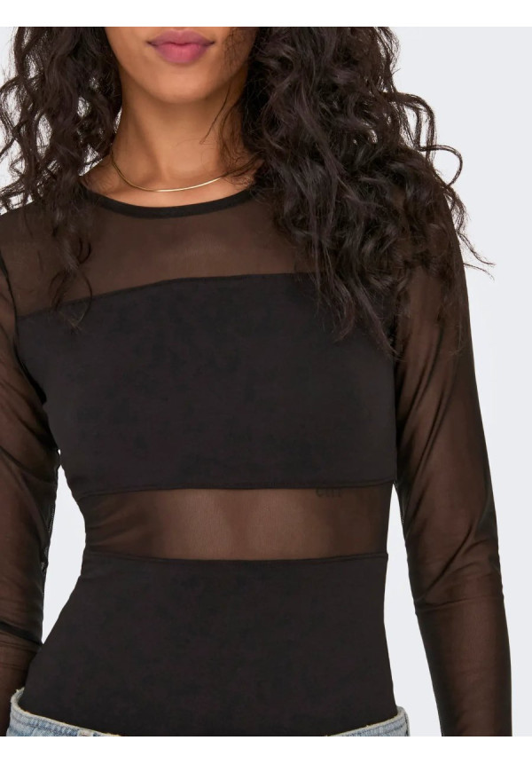 ONLESTHER L/S MESH BODYSTOCKING JRS NOOS