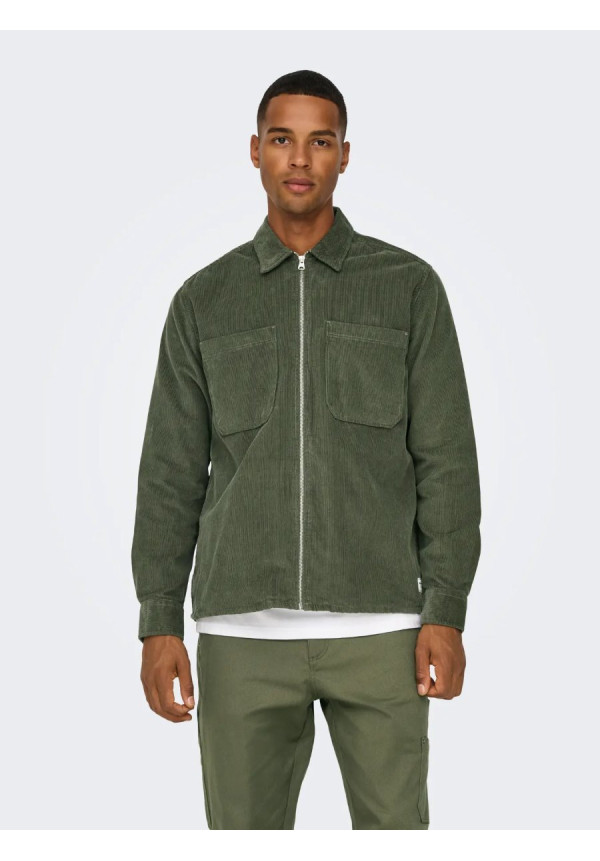 ONSALP 14W RLX 2PKT WASHD CORD ZIP NOOS