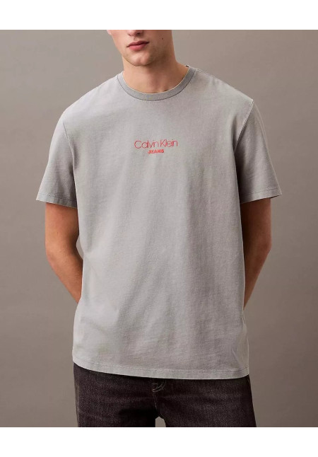 Camiseta Calvin Klein con Logo Lavada al Ácido