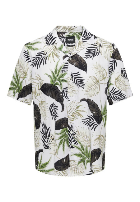 ONSWAYNE LIFE AOP SS VISCOSE SHIRT NOOS