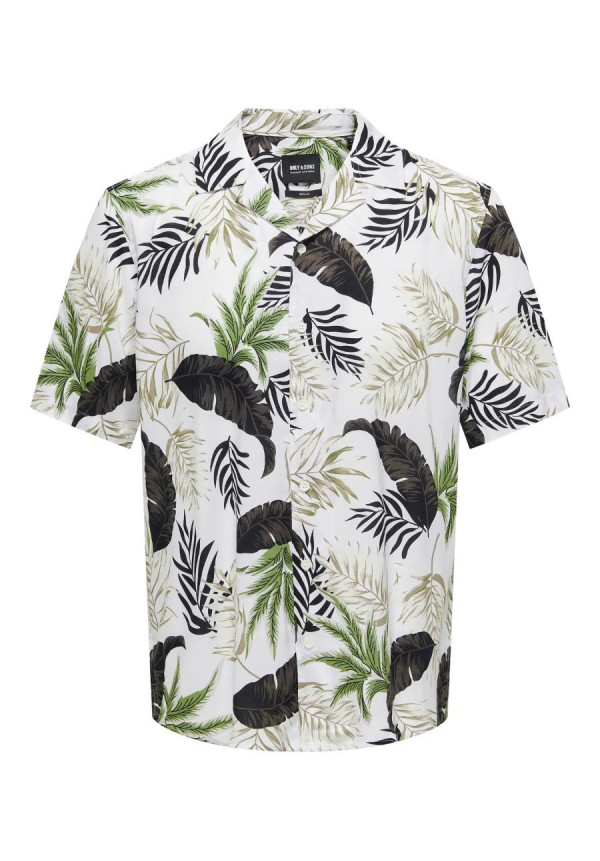 ONSWAYNE LIFE AOP SS VISCOSE SHIRT NOOS