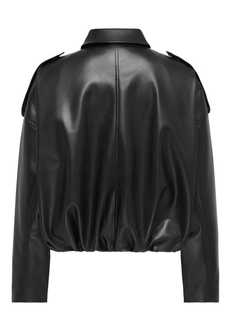 Chaqueta de cuero sintético