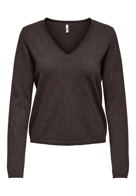 ONLLOYAL LIFE LS V-NECK PULLO KNT NOOS