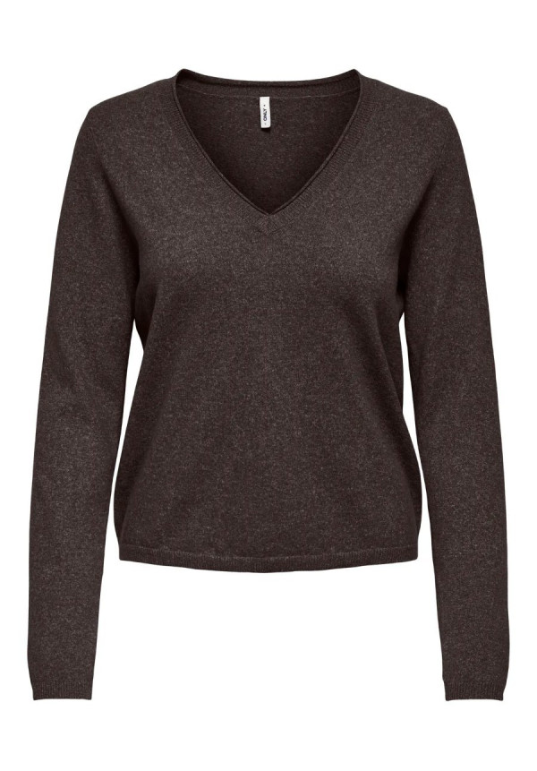 ONLLOYAL LIFE LS V-NECK PULLO KNT NOOS