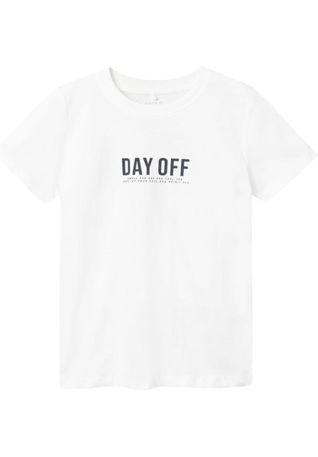 Top Camiseta para Niños Day Off Bright White