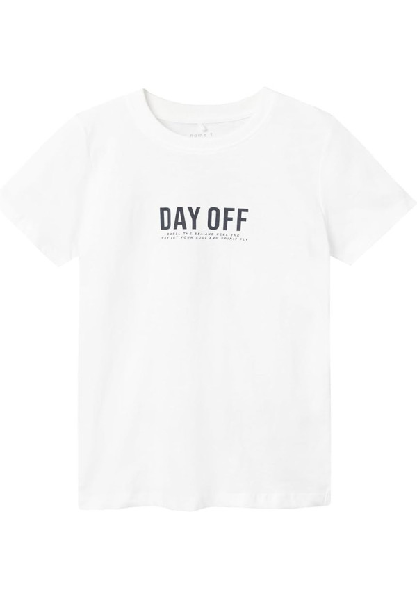 Top Camiseta para Niños Day Off Bright White