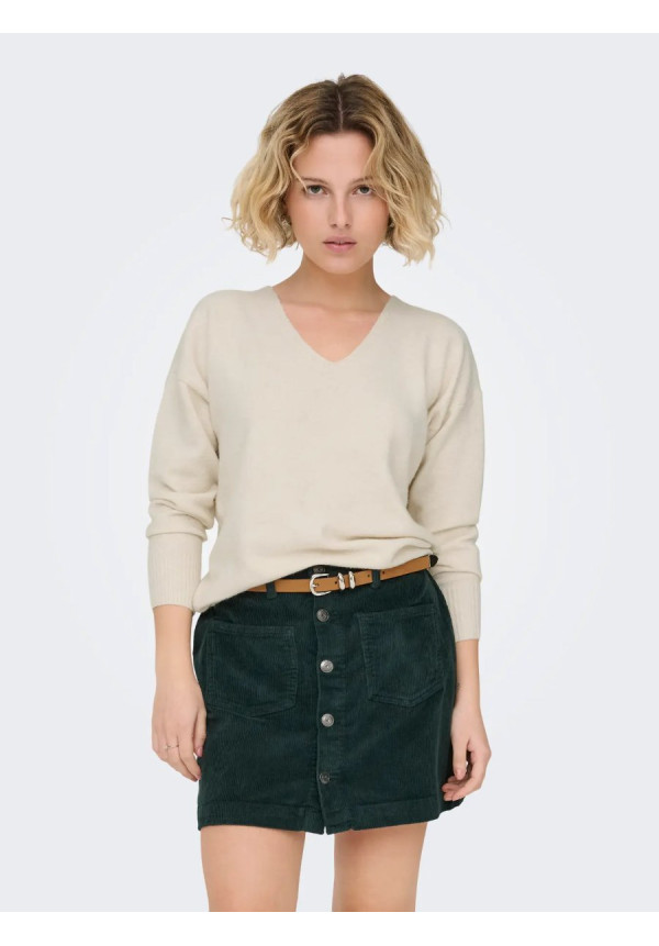 ONLRICA LIFE L/S V-NECK PULLO KNT NOOS