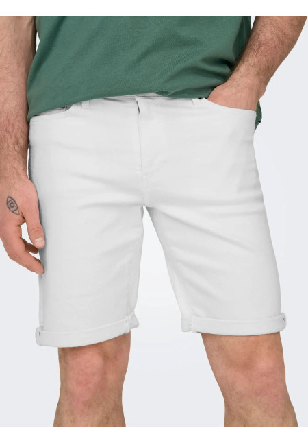 ONSPLY WHITE 9297 AZG DNM SHORTS NOOS