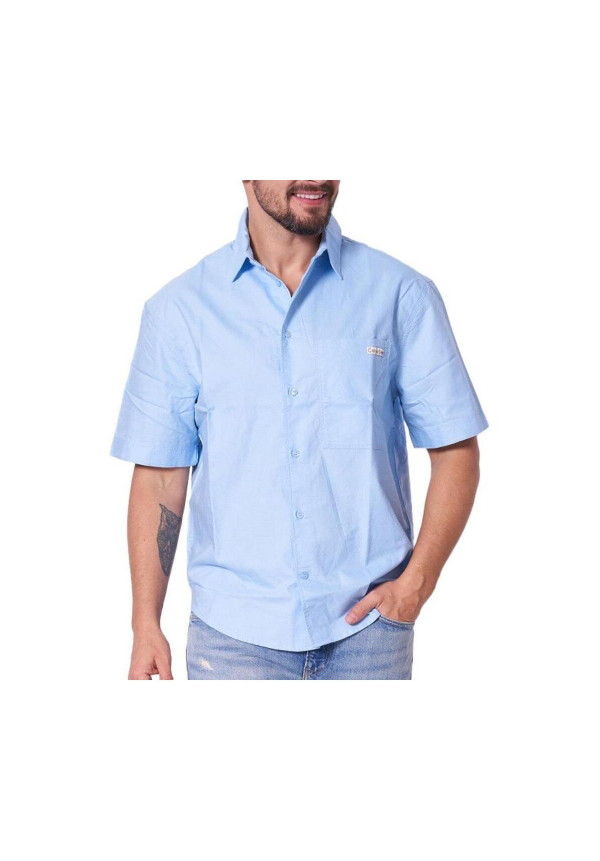 Calvin Klein Jeans Camisa Azul Hombre Oxford