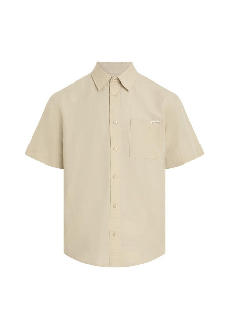 LINEN COTTON S/S SHIRT