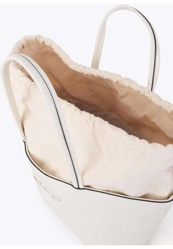 Shopper desestructurado pespuntes monograma