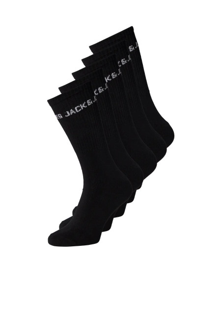 JACBASIC LOGO TENNISSOCK 5 PACK NOOS JNR