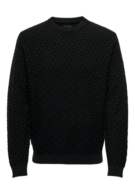 ONSKALLE REG 12 STRUC CREW KNIT NOOS