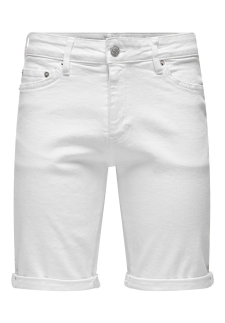 ONSPLY WHITE 9297 AZG DNM SHORTS NOOS