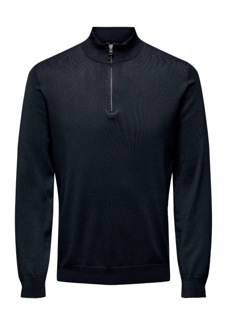 ONSWYLER LIFE REG 14 HALF ZIP KNIT NOOS
