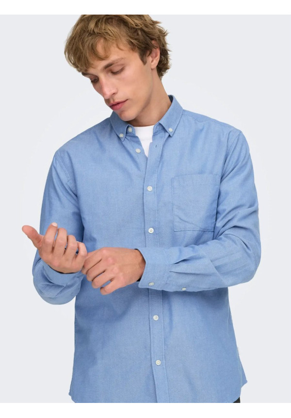 ONSALVARO SLIM LS OXFORD SHIRT NOOS
