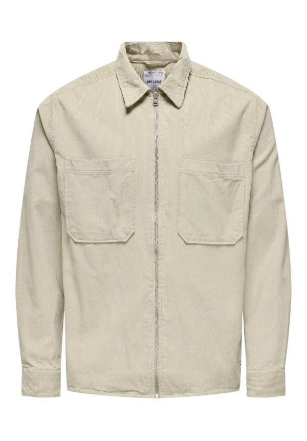 ONSALP 14W RLX 2PKT WASHD CORD ZIP NOOS