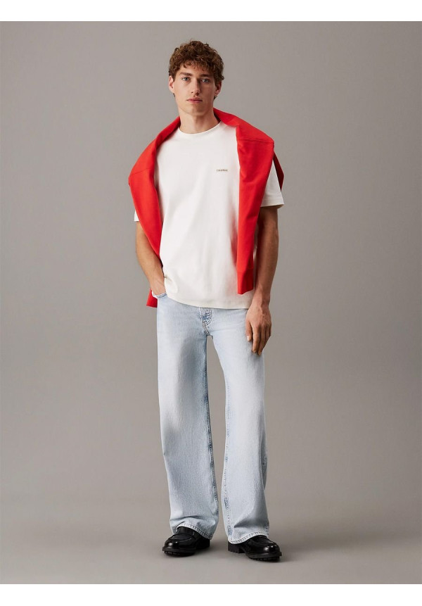 Camiseta con Etiqueta Marca Calvin Klein