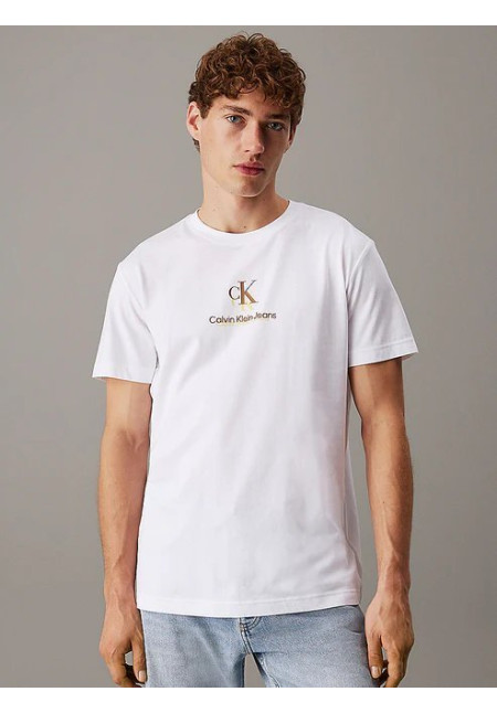 Camiseta Calvin Klein Jeans Shadow Blanco para Hombre