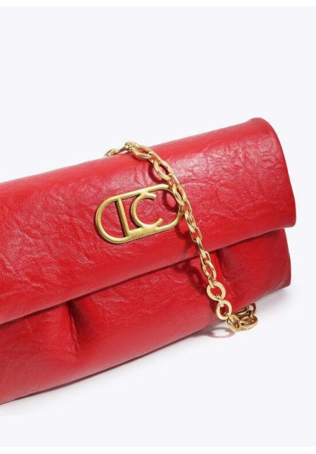 Bandolera con solapa pliegues