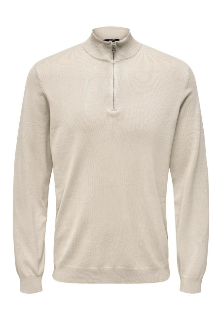 ONSWYLER LIFE REG 14 HALF ZIP KNIT NOOS