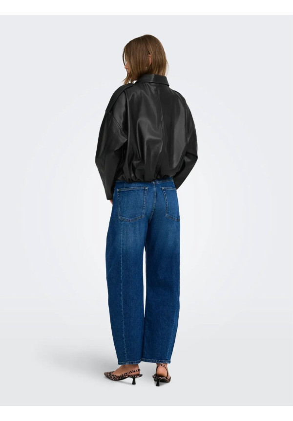 Chaqueta de cuero sintético