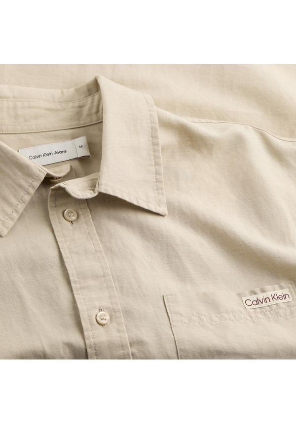 LINEN COTTON S/S SHIRT